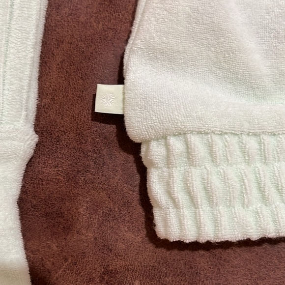 Athleta girl Terry warm up jacket XL size 14 citrine green surf & sand - Picture 6 of 7